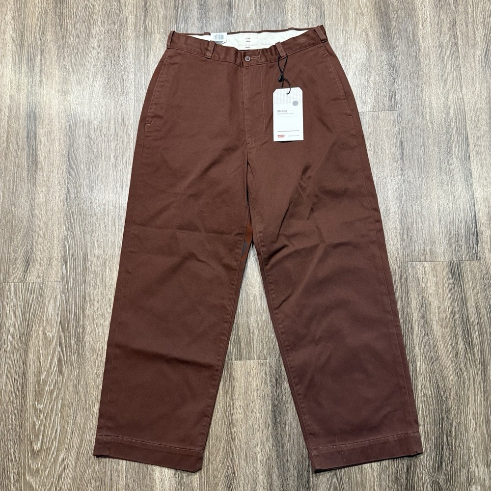 LEVI'S Skate Loose Fit Straight Leg Durable Chinos Men's 29x27 New Wide Leg